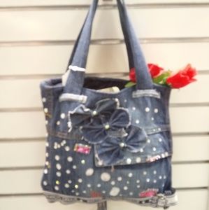 Denim tote